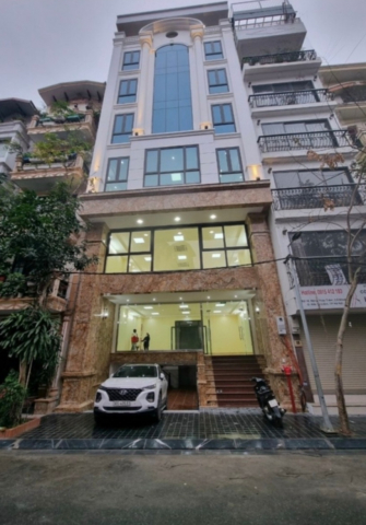 Bán tòa nhà Văn Phòng mặt phố Đặng Thuỳ Trâm Dt 118m2 * 9 tầng Mt 8.6m. Giá 60tỷ