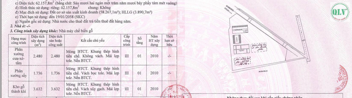 🔶 Cho thuê đất & nhà xưởng tổng diện tích 62.157 m² Hưng Hòa Bến Cát Bình Dương 🔶