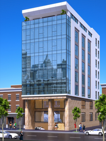 Cho Thuê tòa Văn Phòng 8 tầng MP Lê Trọng Tấn - Hà Đông Dt 201m2. Giá 300 tr/th