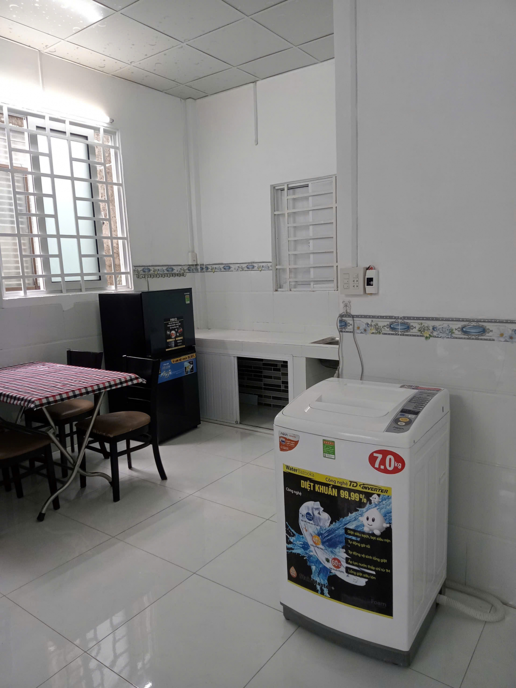 Cho thuê nhà riêng kiên cố, 2 phòng ngủ, có trang bị tiện nghi ở Cồn Khương