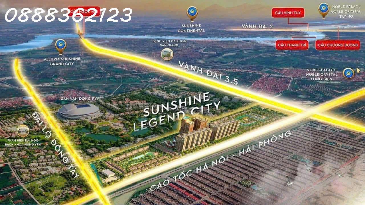 Bán Căn hộ 1N+ tại Sunshine Legend City, đã vào 25%, chiết khấu 300tr cho khách thiện chí