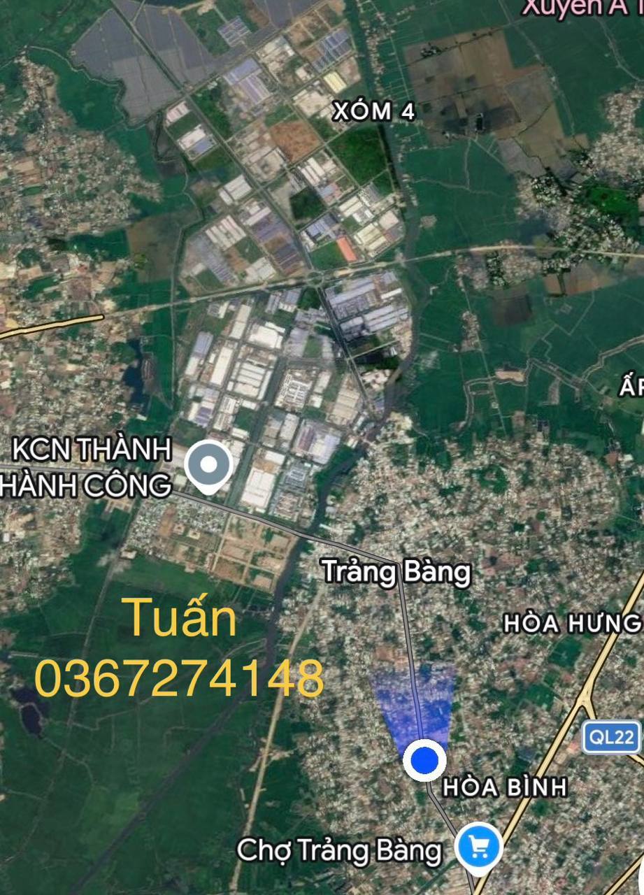 Chủ gửi 100m2 đất thổ cư, cần bán nhanh giá 400 triệu ở 1/Đường Nguyễn Du, An Hòa, Trảng bàng
