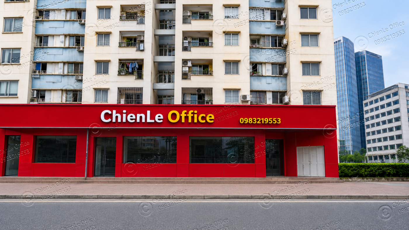 🔥 MẶT BẰNG THƯƠNG MẠI 230M2 TẠI CHÂN ĐẾ TÒA VP NGAY NGÃ TƯ QUẬN CẦU GIẤY – HIẾM CÓ