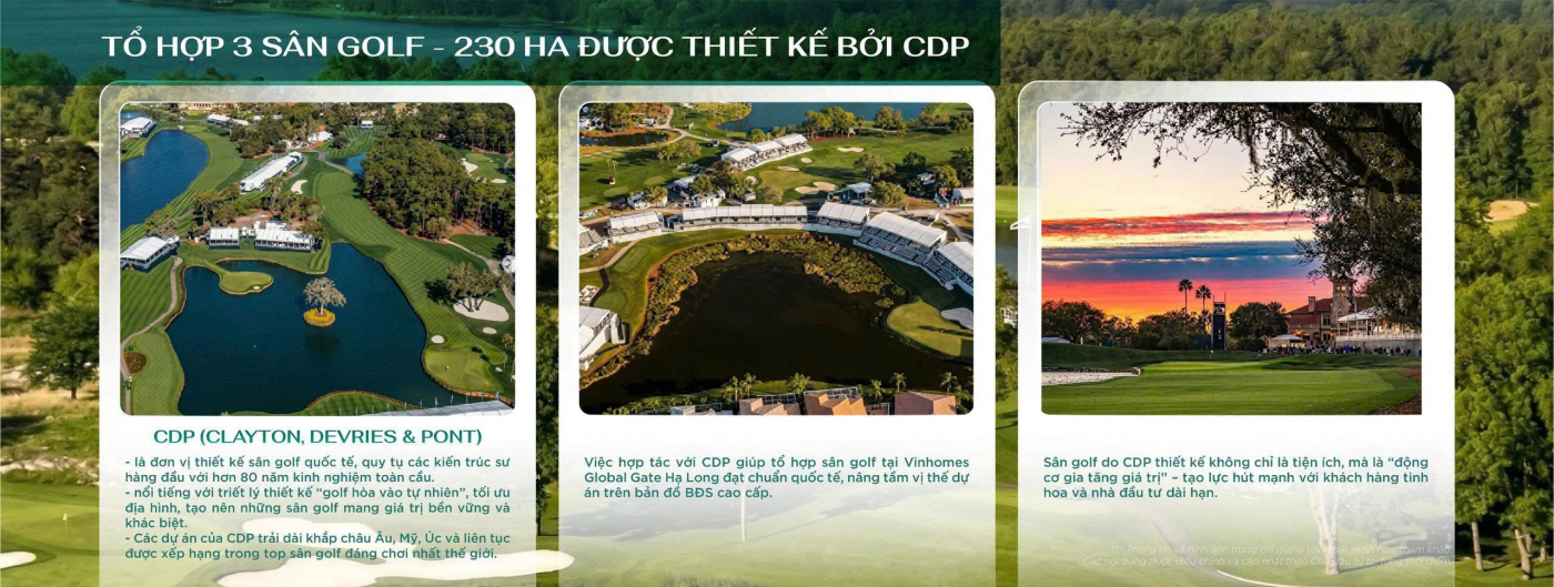 Quỹ căn 2PN góc 70m2 view ôm trọn 3 sân golf 950ha và Vịnh Hạ Long.