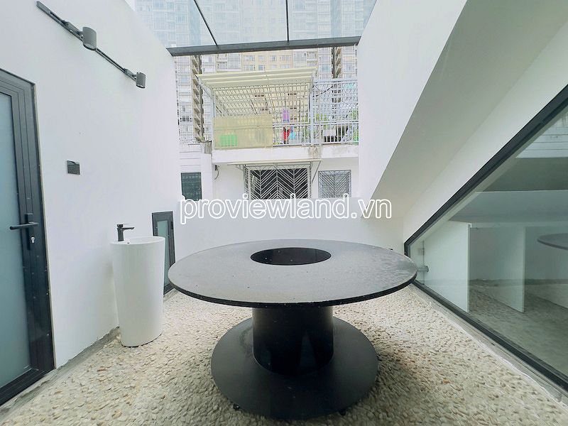 Cho thuê biệt thự Saigon Pearl căn góc, có thang máy, 10x21m, 4 tầng, giá 120 tr/th