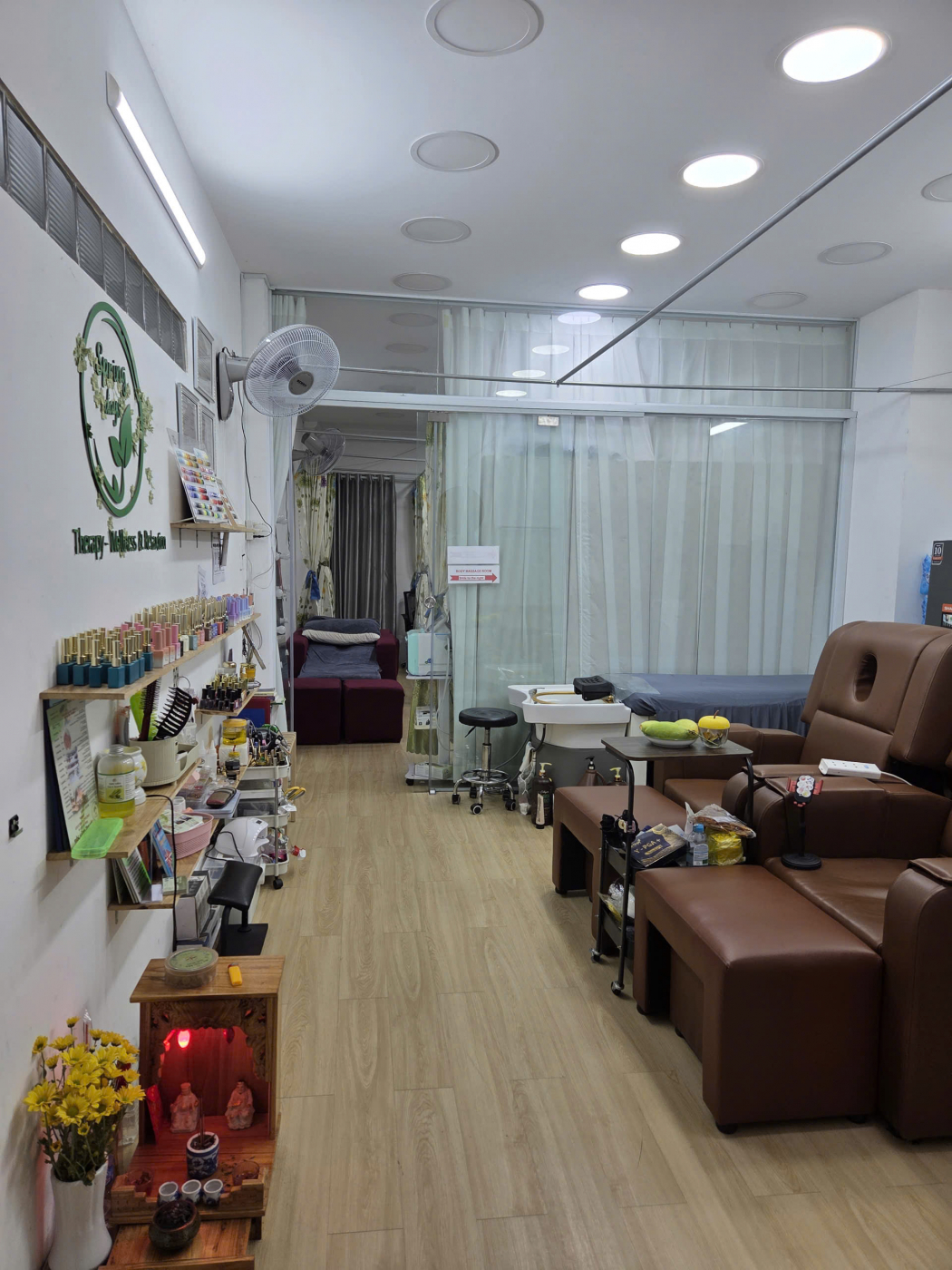 Do thay đổi kế hoạch kinh doanh cần tìm người thiện chí để tiếp quản lại toàn bộ spa tại 24/4 Thủ