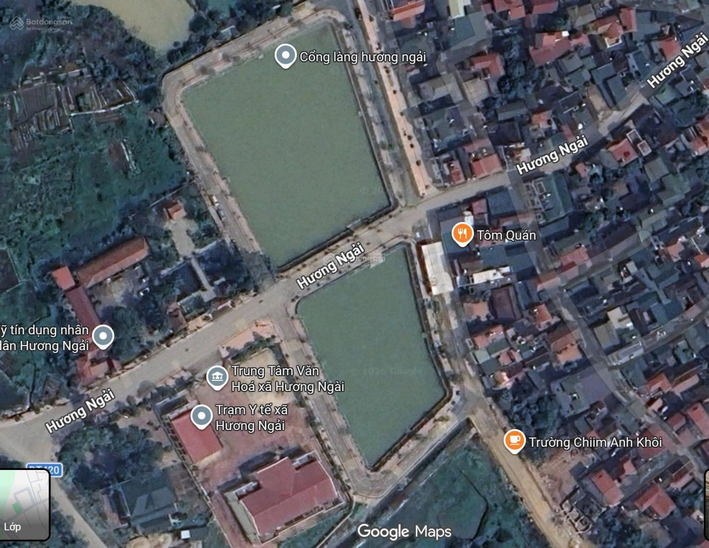 Bán đất trung tâm xã Hương Ngải cũ (Tây Phương mới).