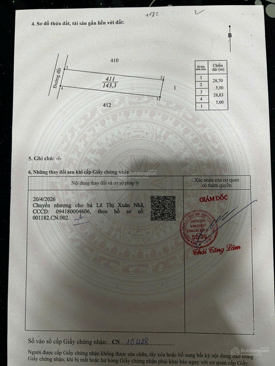 CHÍNH CHỦ BÁN 2 LÔ LIỀN KỀ FULL TIỆN ÍCH TRUNG TÂM NGÃI GIAO-CHÂU ĐỨC