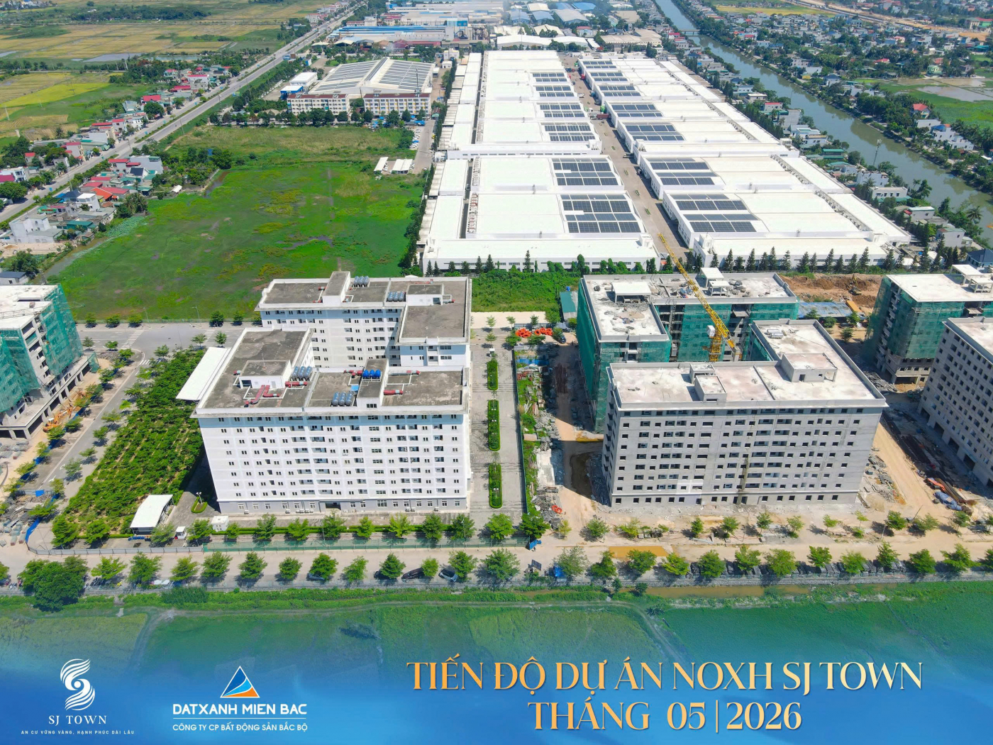 Chân đế chung cư tại nhà ở xã hội SJ Town thành phố Thanh Hóa