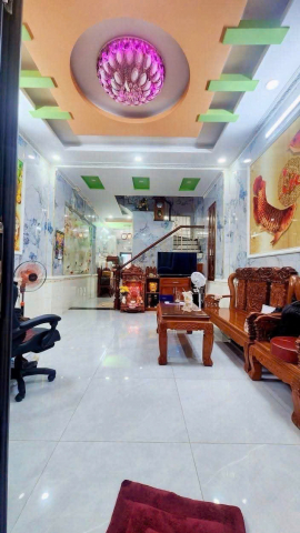 Chính chủ bán nhà mặt tiền trước sau đường số 6, Bình Tân - 4 tầng, 4PN, sổ hoàn công, giá 6,3 tỷ