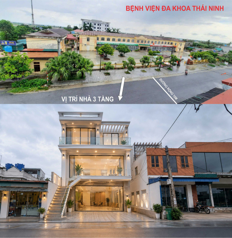 CHO THUÊ NHÀ MẶT TIỀN 3 TẦNG 600M2