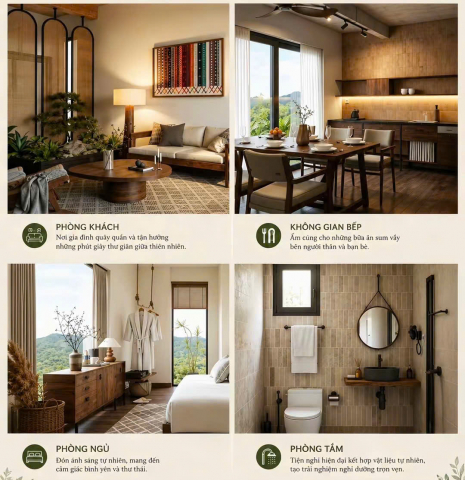 CHỦ CẦN BÁN GẤP VILLAS NGHĨ DƯỠNG BẢO LỘC - CÁCH ĐỒI TRÀ TÂM CHÂU CHỈ 1 KM - CHỈ 3.650 TỈ