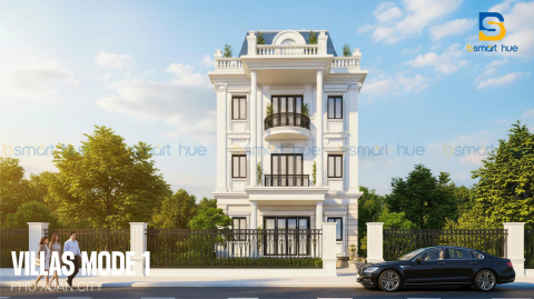 Biệt thự nghỉ dưỡng sân vườn tân cổ điển dự án Phú Xuân City trung tâm TP Huế