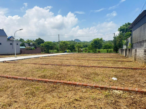 Cách chợ Bến 7p có ngay lô đất thị trấn giá đầu tư 97m 593tr đường thông 2 ôtô