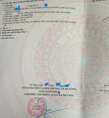 🔴ĐẤT MẶT TIỀN ĐƯỜNG 10,5m GẦN NGAY BẾN XE ĐÀ NẴNG